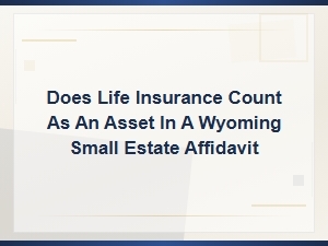 Is Life Insurance an Asset in a Small Estate Affidavit
